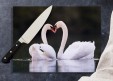Planche à  découper Coeur de cygne