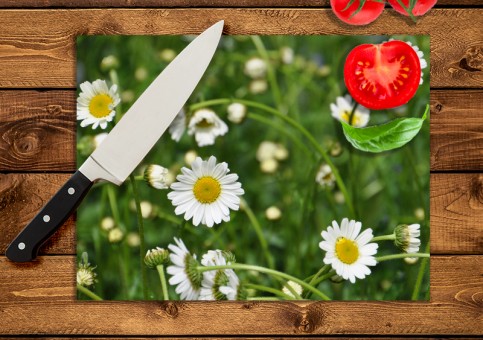 Planche à  découper Marguerites