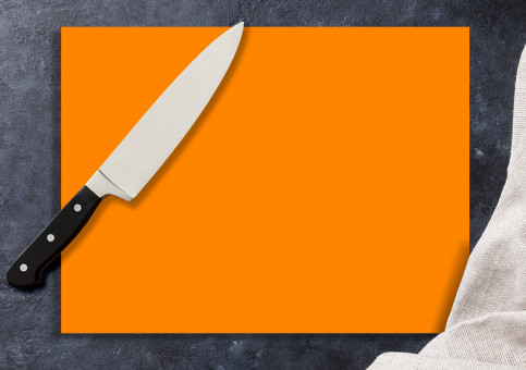 Planche à  découper Orange