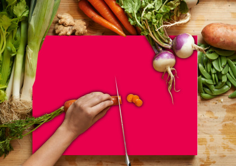 Planche à  découper Dahlia