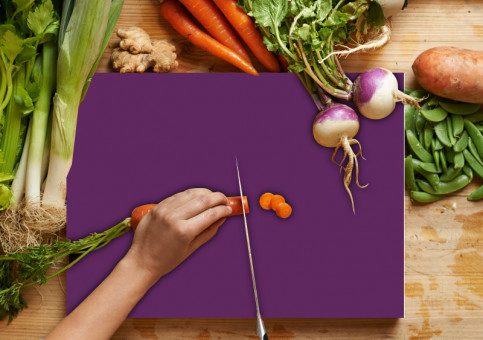 Planche à  découper Aubergine