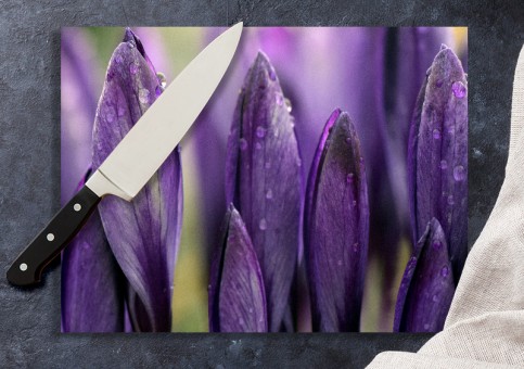 Planche à  découper Crocus