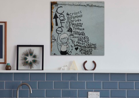 Tableaux personnalisés  Menu graffitis 