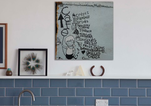 Tableaux personnalisés  Menu graffitis 