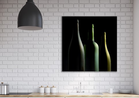 Tableaux personnalisés  3 bouteilles de vin