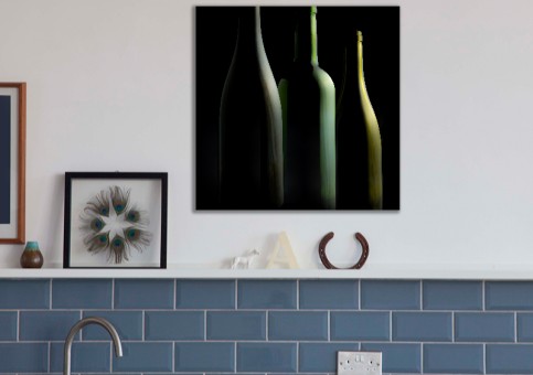 Tableaux personnalisés  3 bouteilles de vin