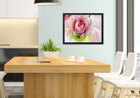 Tableaux personnalisés  Rose tendre