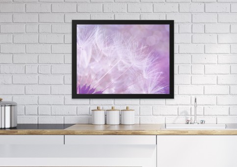 Tableaux personnalisés  Pissenlit violet