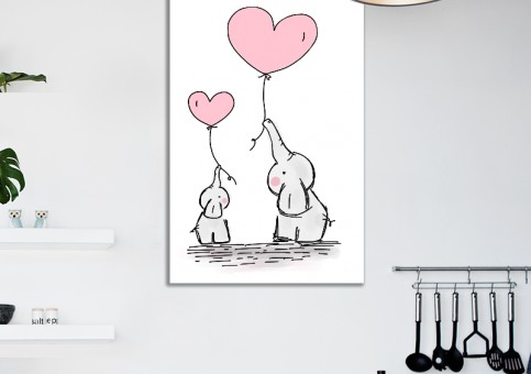 Tableaux personnalisés  Eléphant