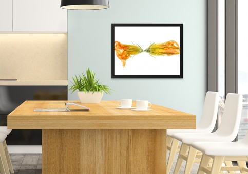Tableaux personnalisés  Fleurs de courgette