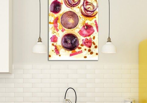 Tableaux personnalisés  Oignons rouges