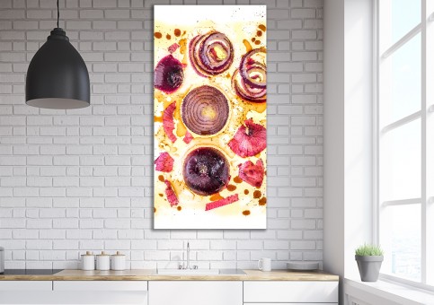 Tableaux personnalisés  Oignons rouges