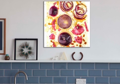 Tableaux personnalisés  Oignons rouges