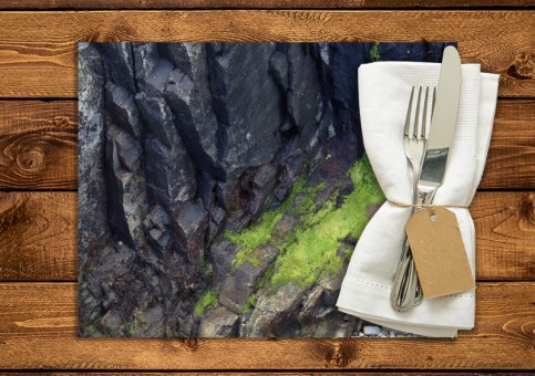 set de table personnalisé Rochers et galets