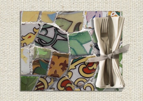 set de table personnalisé Mosaà¯que 5