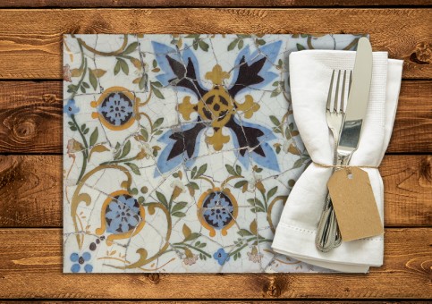 set de table personnalisé Mosaà¯que 7