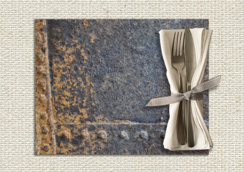 set de table personnalisé Rouille 2