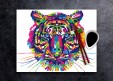 set de table personnalisé Tigre