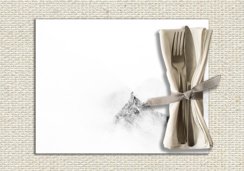 set de table personnalisé Chamois