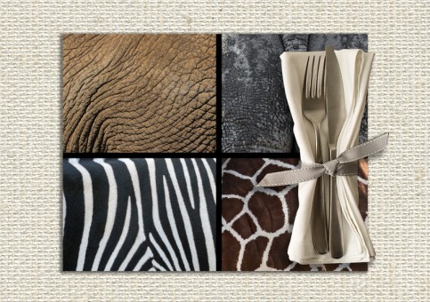 set de table personnalisé Pelages