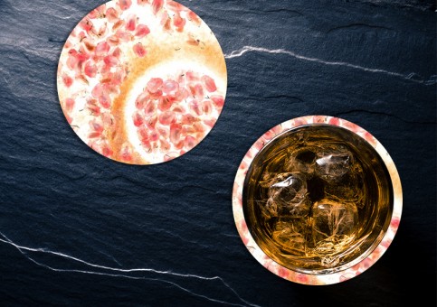 Dessous de verre Graines et sucre