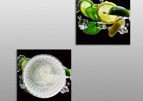 Dessous de verre Bulles de citron