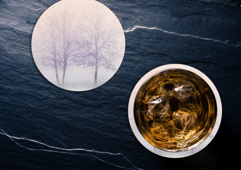 Dessous de verre Paysages d'hiver