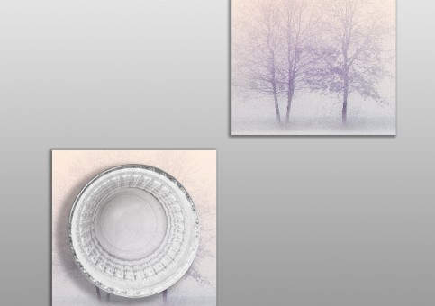 Dessous de verre Paysages d'hiver