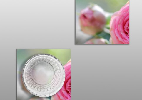 Dessous de verre Roses