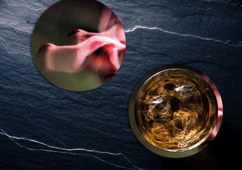 Dessous de verre Vol de flamands
