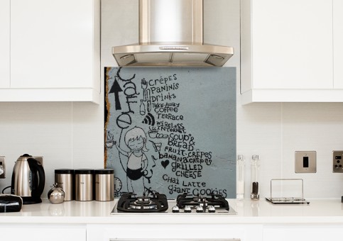 Crédence Menu graffitis 