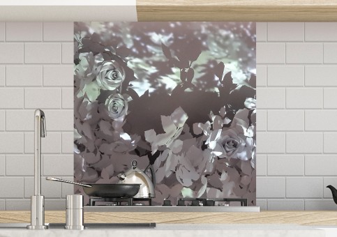 Crédence Fleurs de papier