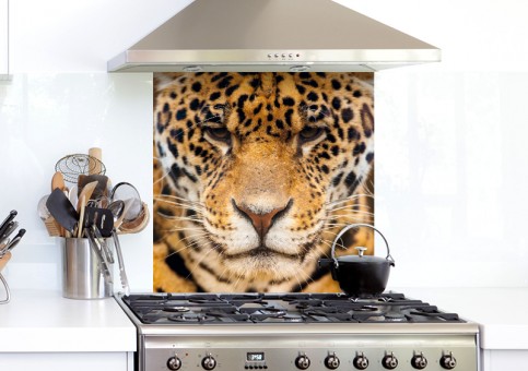 Crédence Portrait Léopard