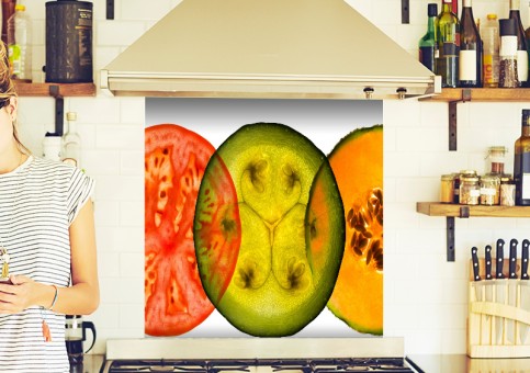 Crédence meli-mélo légumes