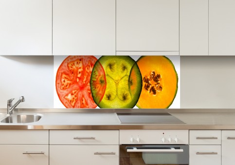 Crédence meli-mélo légumes