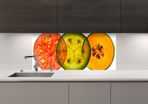 Crédence meli-mélo légumes