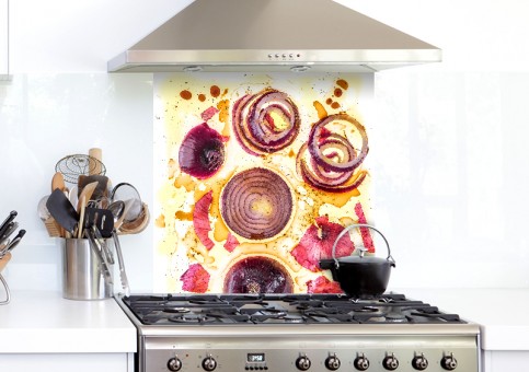 Crédence Oignons rouges