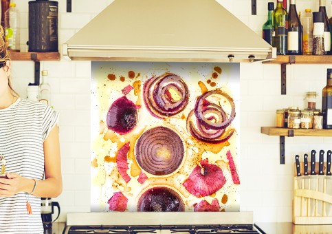 Crédence Oignons rouges