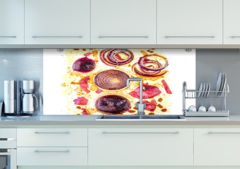 Crédence Oignons rouges