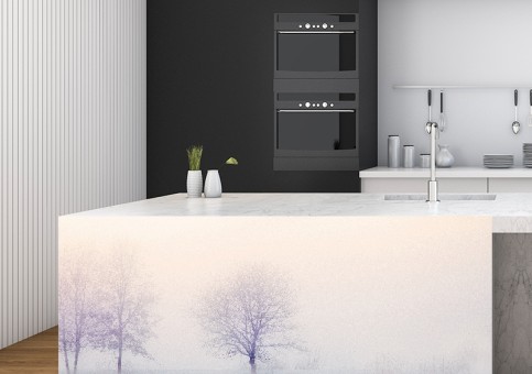 Dessous de bar personnalisé Paysages d'hiver