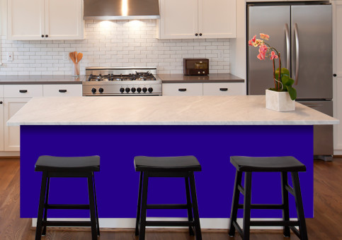 Dessous de bar personnalisé Bleu Nuit