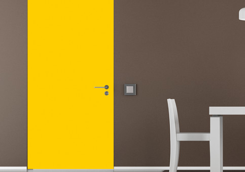 Habillage de porte Citron