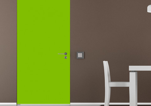 Habillage de porte Citron vert
