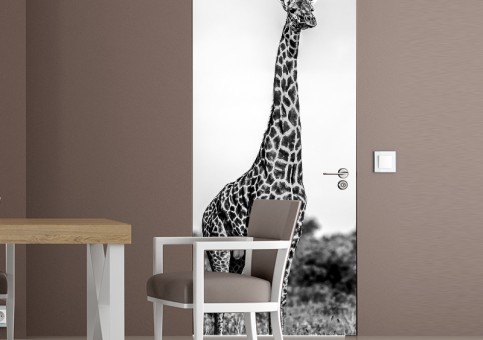Habillage de porte Girafe