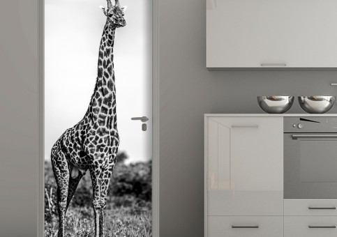Habillage de porte Girafe