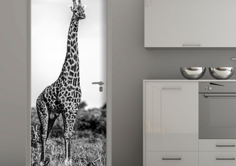 Habillage de porte Girafe