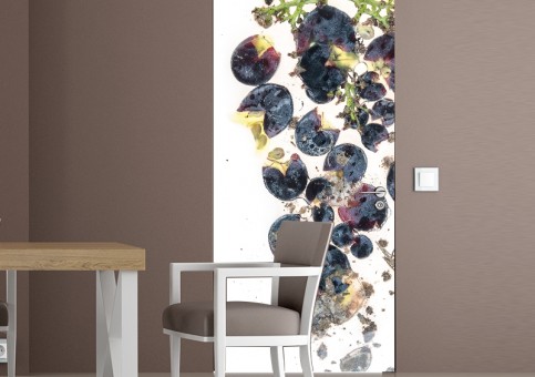Habillage de porte Raisin Célestin grappe