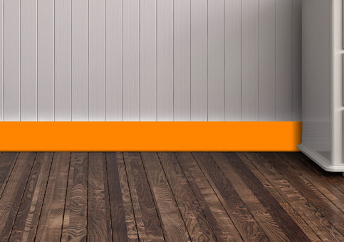 Plinthes personnalisées Orange