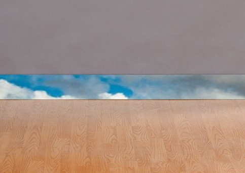 Plinthes personnalisées Montagnes et nuages