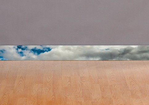Plinthes personnalisées Montagnes et nuages